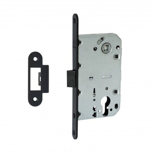 Межкомнатный механизм под цилиндр VЕTTORE 410 С-S KEVLAR MBP (Чёрный Матовый)