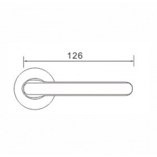 Ручка Abriss R25.156 MCP (Матовый хром)