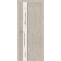 Межкомнатная дверь Финиш-Флекс Глейс-1 Twig 3D Cappuccino