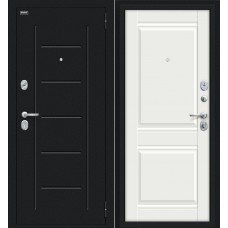 Металлическая входная дверь Некст Kale Букле черное/Off-white