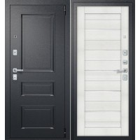 входная дверь Porta R 403.П22 Букле черный/Bianco Veralinga