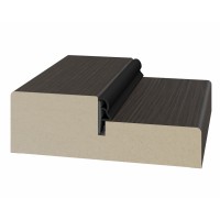 Стойка порога с уплотнителем 80*26*2070мм. Венге FL