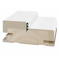 Стойка коробки композит телескоп. 80*34*2070мм. Белый снежный