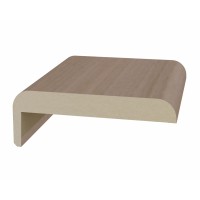 Наличник плоский телескоп. 75*10*2150мм. Ясень тёмный