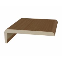 Перекладина наличника плоский телескоп. 75*6*2050мм. Орех NL