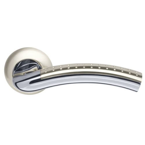 Ручка раздельная R.LD54.Libra26 (Libra LD26) SN/CP-3 матовый никель/хром TECH (кв. 8х140)