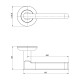 Ручка раздельная R.ZR54.AXIS (AXIS ZR) BL-24 черный