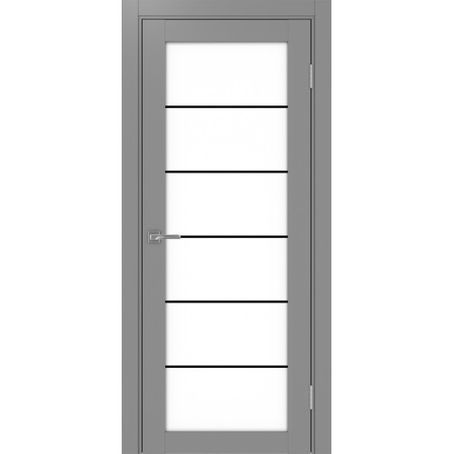 Турин 501.2 АСС молдинг SB, цвет серый, заполнение LACбелый, размер 200*80 см.