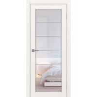 Турин 501АСС.2, цвет Бежевый молдинг алюм.хром стекло Прозрачное, размер 80*200 см.