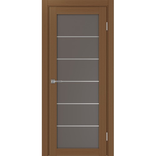 Турин 501АСС.2, цвет Орех NL молдинг алюм.хром стекло Бронза матовое, размер 80*200 см.