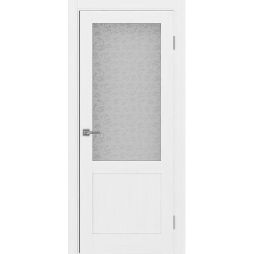 Турин 502.21, цвет белый лёд, заполнение Дали бесцветное, размер 200*80 см.