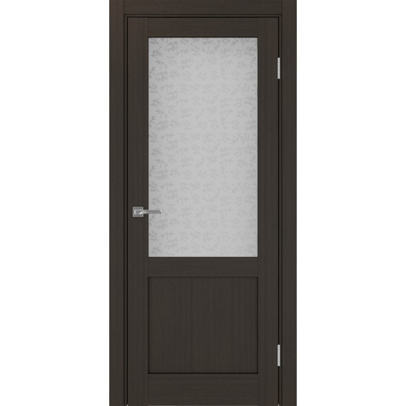 Межкомнатная дверь Турин 502.21, цвет венге FL, заполнение Дали бесцветное, размер 200*80 см.