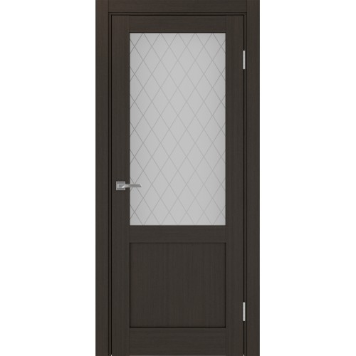 Турин 502.21, цвет венге FL, заполнение Кристалл бесцветное, размер 200*80 см.