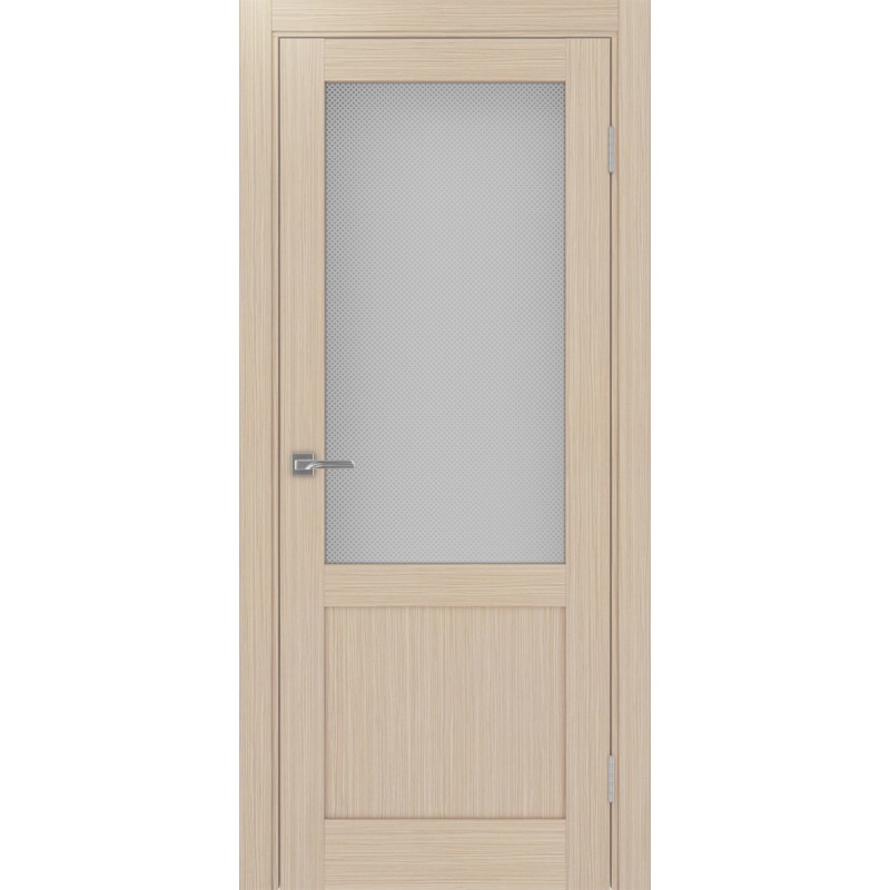 Межкомнатная дверь Турин 502.21, цвет дуб беленый FL, заполнение Пунта бесцветное, размер 200*80 см.