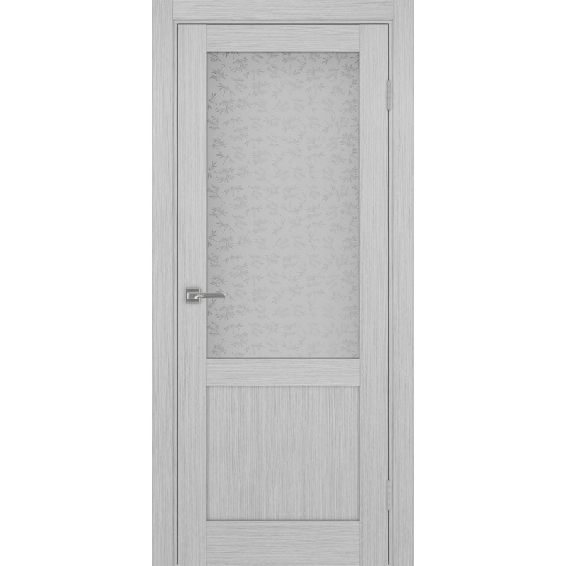 Межкомнатная дверь Турин 502.21, цвет дуб серый FL, заполнение Дали бесцветное, размер 200*80 см.
