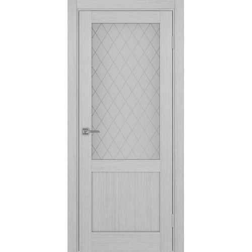 Турин 502.21, цвет дуб серый FL, заполнение Кристалл бесцветное, размер 200*80 см.