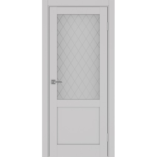 Турин 502.21, цвет пепельный, заполнение Кристалл бесцветное, размер 200*80 см.