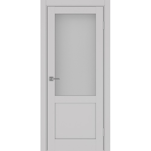 Турин 502.21, цвет пепельный, заполнение Пунта бесцветное, размер 200*80 см.