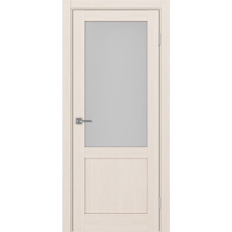 Межкомнатная дверь Турин 502.21, цвет ясень перламутровый, заполнение Мателюкс, размер 200*30 см.