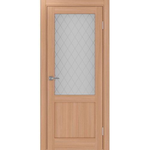 Турин 502.21, цвет ясень тёмный, заполнение Кристалл бесцветное, размер 200*80 см.