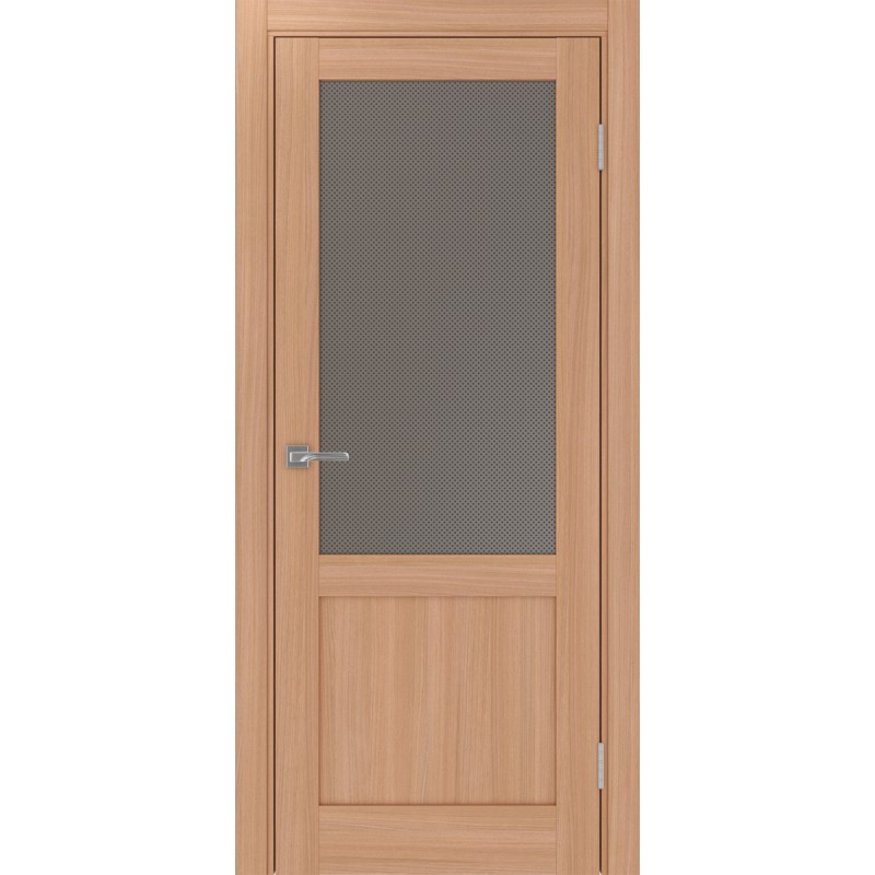 Межкомнатная дверь Турин 502.21, цвет ясень тёмный, заполнение Пунта бронзовое, размер 200*80 см.