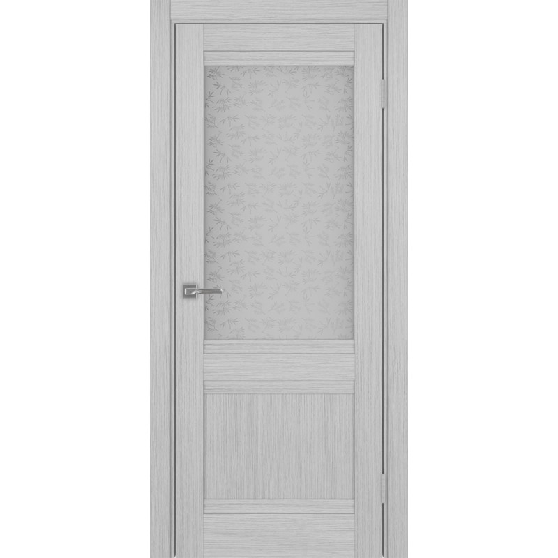 Межкомнатная дверь Турин 502U.21, цвет дуб серый FL, заполнение Дали бесцветное, размер 200*80 см.