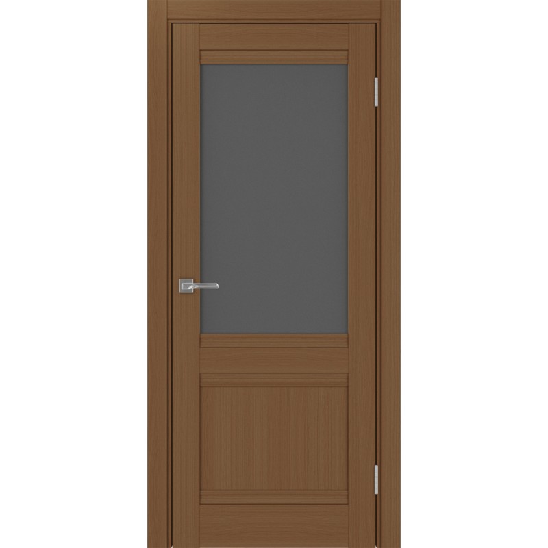 Межкомнатная дверь Турин 502U.21, цвет орех NL, заполнение Графит матовое, размер 200*80 см.
