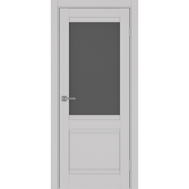 Межкомнатная дверь Турин 502U.21, цвет пепельный, заполнение Графит матовое, размер 200*80 см.