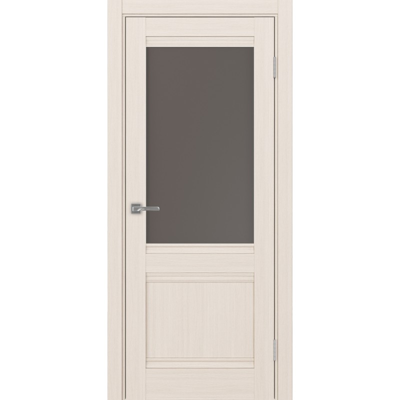 Межкомнатная дверь Турин 502U.21, цвет ясень перламутровый, заполнение Бронза матовое, размер 200*80 см.