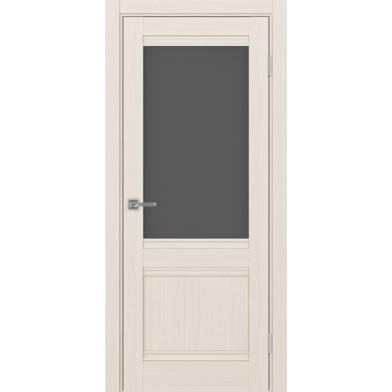 Межкомнатная дверь Турин 502U.21, цвет ясень перламутровый, заполнение Графит матовое, размер 200*80 см.