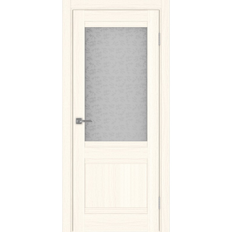 Межкомнатная дверь Турин 502U.21, цвет ясень светлый, заполнение Дали бесцветное, размер 200*80 см.