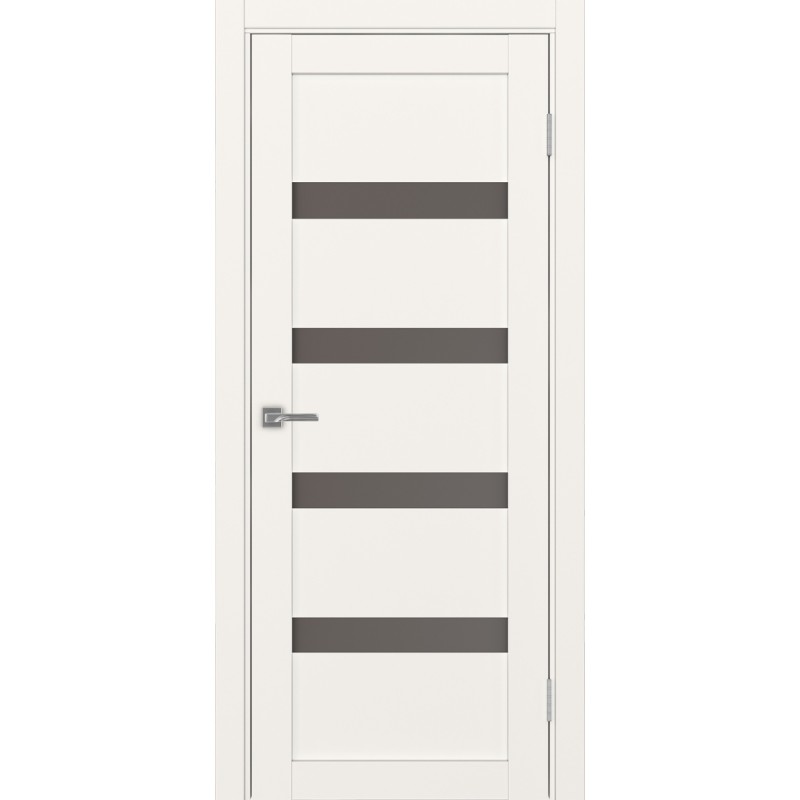 Межкомнатная дверь Турин 505.12, цвет, бежевый, заполнение Бронза матовое, размер 200*80 см.