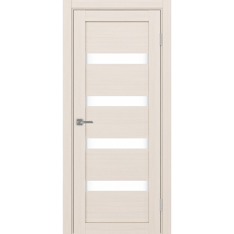 Межкомнатная дверь Турин 505.12, цвет ясень перламутровый, заполнение LACбелый, размер 200*80 см.