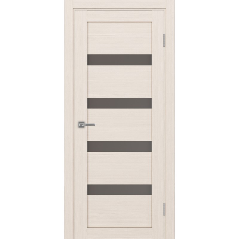 Межкомнатная дверь Турин 505.12, цвет ясень перламутровый, заполнение Бронза матовое, размер 200*80 см.