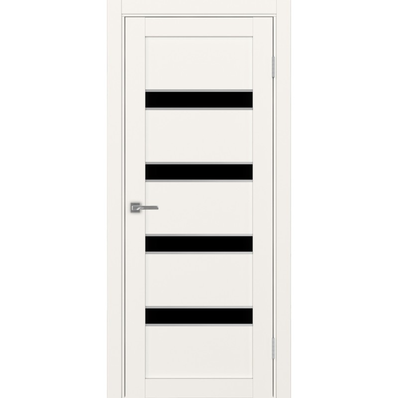 Межкомнатная дверь Турин 505.12 АПС молдинг SC, цвет, бежевый, заполнение LACчерный, размер 200*80 см.