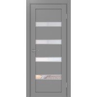 Турин 505AПC.12, цвет Серый молдинг алюм.хром стекло Прозрачное, размер 80*200 см.