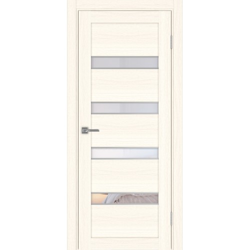 Турин_505AПC.12, цвет Ясень светлый молдинг алюм.хром стекло Прозрачное, размер 80*200 см.