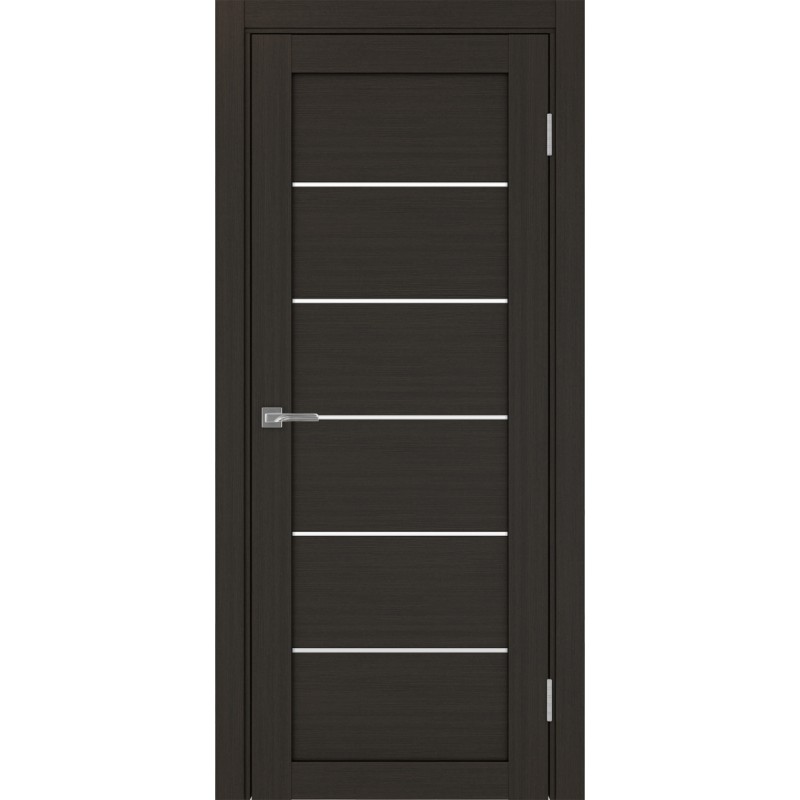 Межкомнатная дверь Турин 506.12, цвет венге FL, заполнение LACбелый, размер 200*80 см.