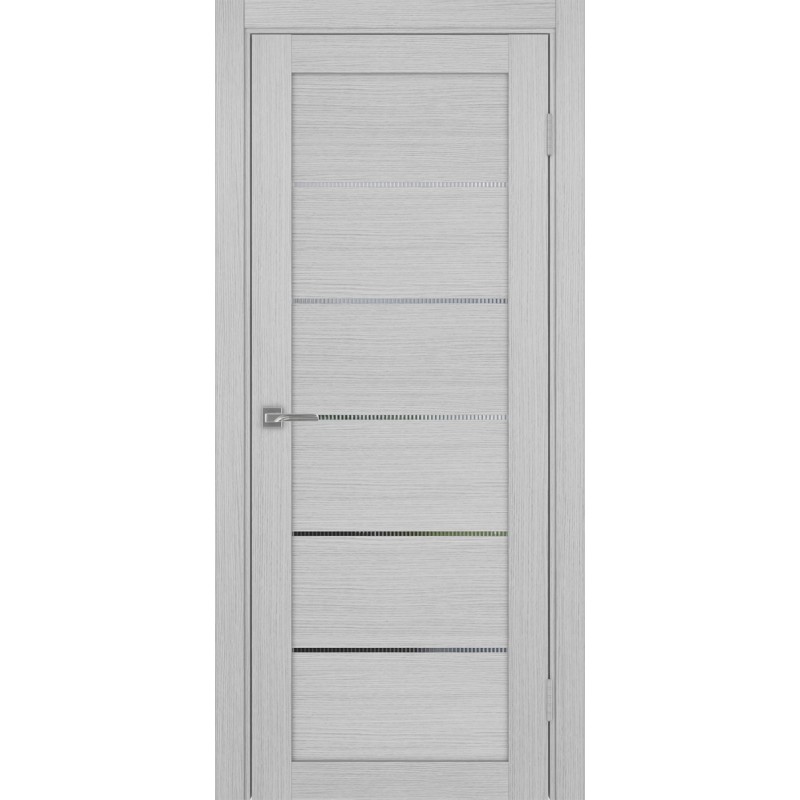 Межкомнатная дверь Турин 506.12, цвет дуб серый FL, заполнение Мору, размер 200*80 см.