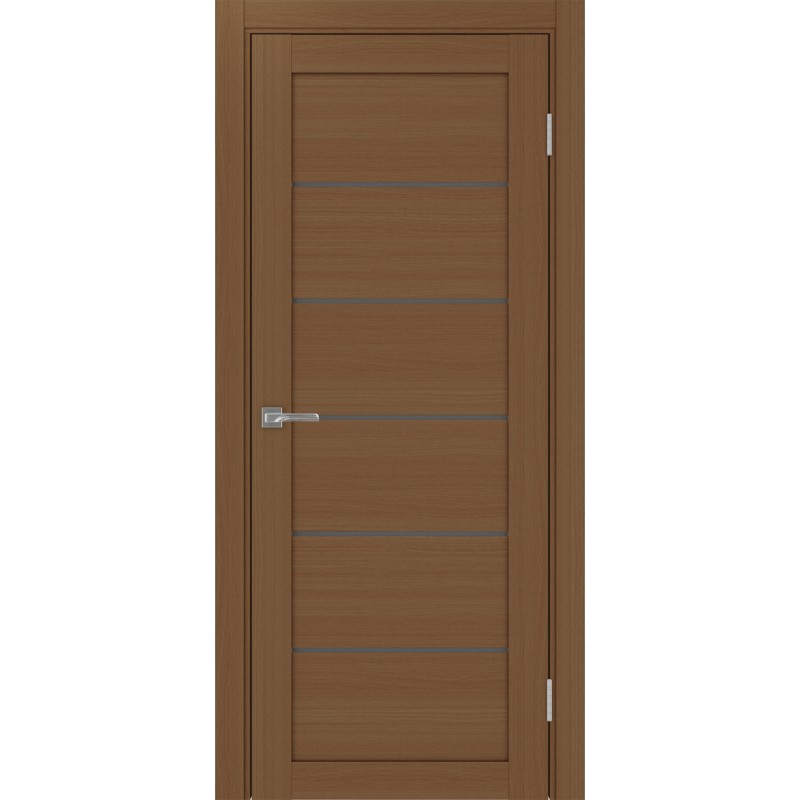 Межкомнатная дверь Турин 506.12, цвет орех NL, заполнение Графит матовое, размер 200*80 см.