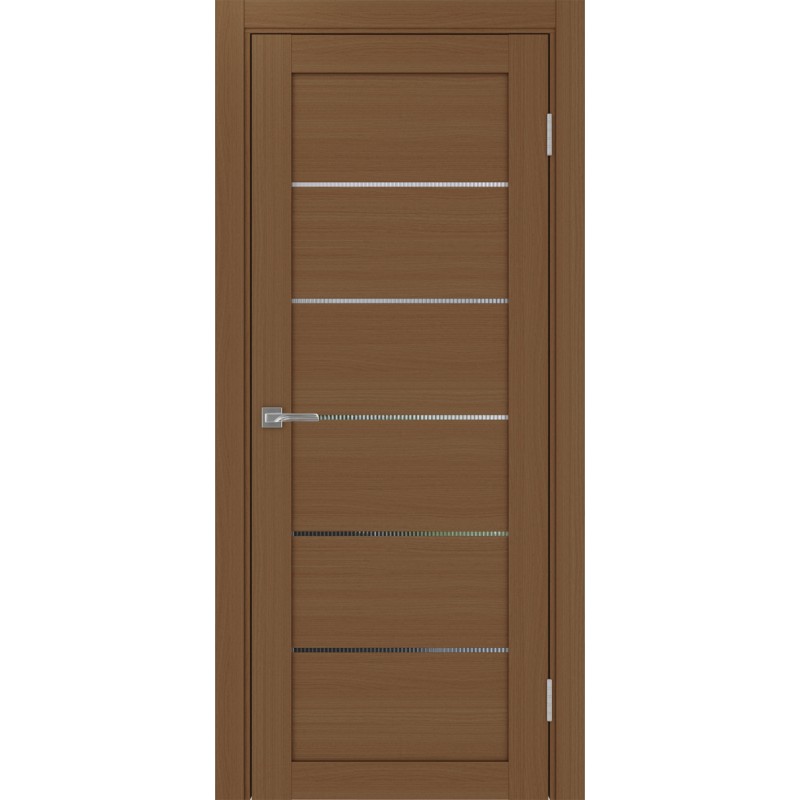 Межкомнатная дверь Турин 506.12, цвет орех NL, заполнение Мору, размер 200*80 см.