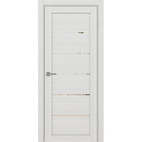 Турин 506.12, цвет ясень серебристый, заполнение Зеркало, размер 200*80 см.