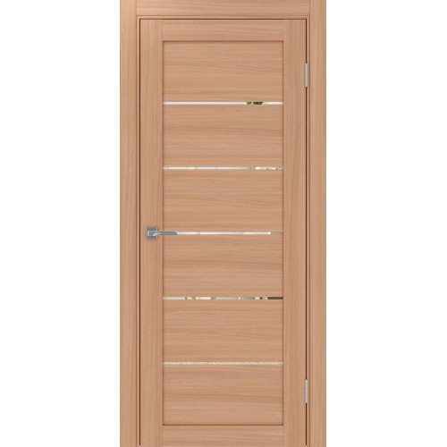 Турин 506.12, цвет ясень тёмный, заполнение Зеркало, размер 200*80 см.