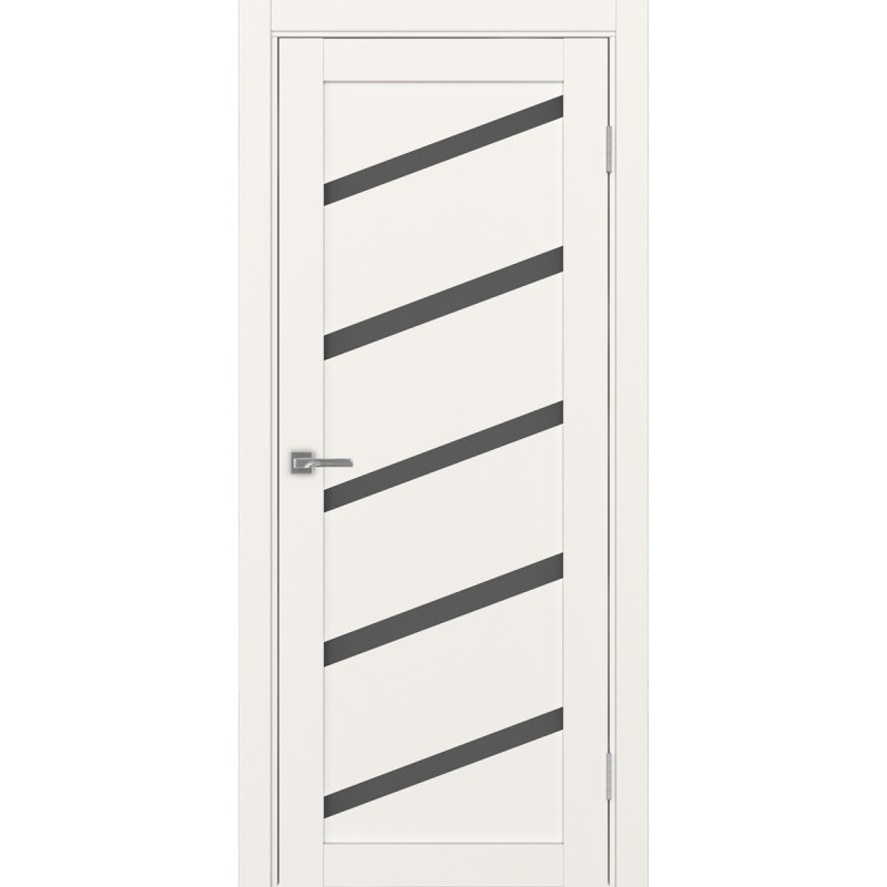 Межкомнатная дверь Турин 506У.112, цвет, бежевый, заполнение Графит матовое, размер 200*80 см.