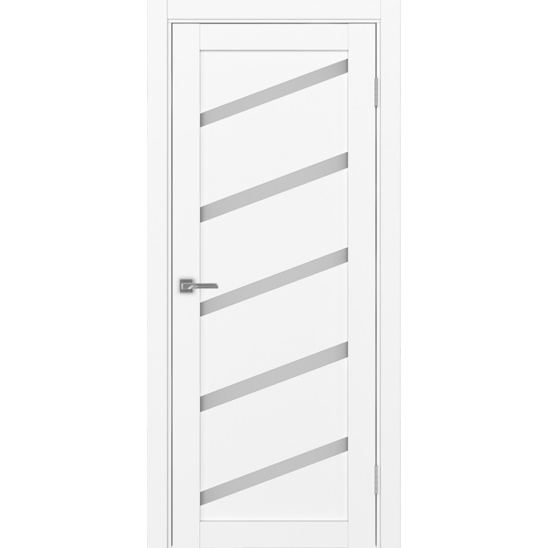 Межкомнатная дверь Турин 506У.112, цвет белый снежный, заполнение Мателюкс, размер 200*80 см.
