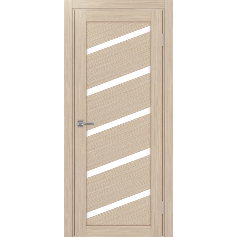 Межкомнатная дверь Турин 506У.112, цвет Дуб беленый FL стекло LACбелый, размер 80*200 см.