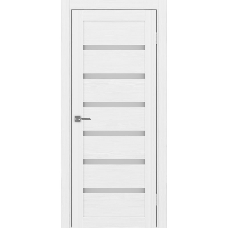 Межкомнатная дверь Турин 507.12, цвет белый лёд, заполнение Мателюкс, размер 200*80 см.