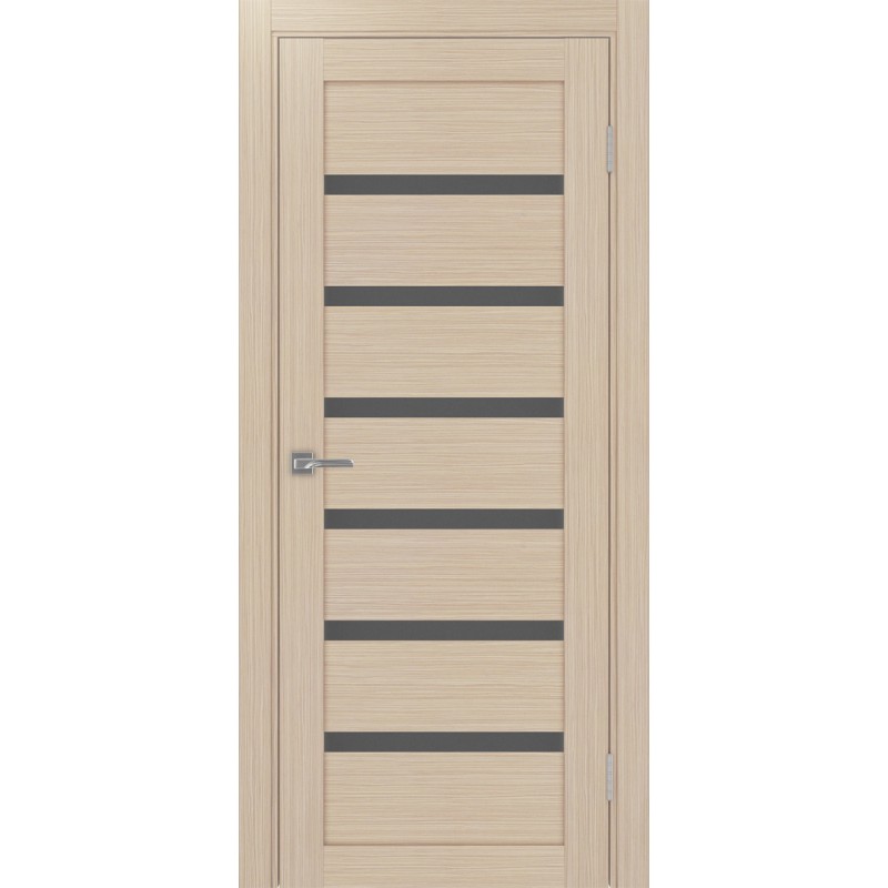 Межкомнатная дверь Турин 507.12, цвет дуб беленый FL, заполнение Графит матовое, размер 200*80 см.