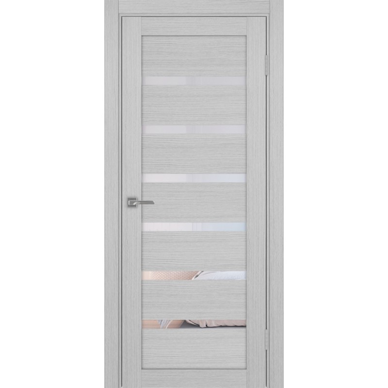 Межкомнатная дверь Турин 507.12, цвет дуб серый FL, заполнение Прозрачное, размер 200*80 см.