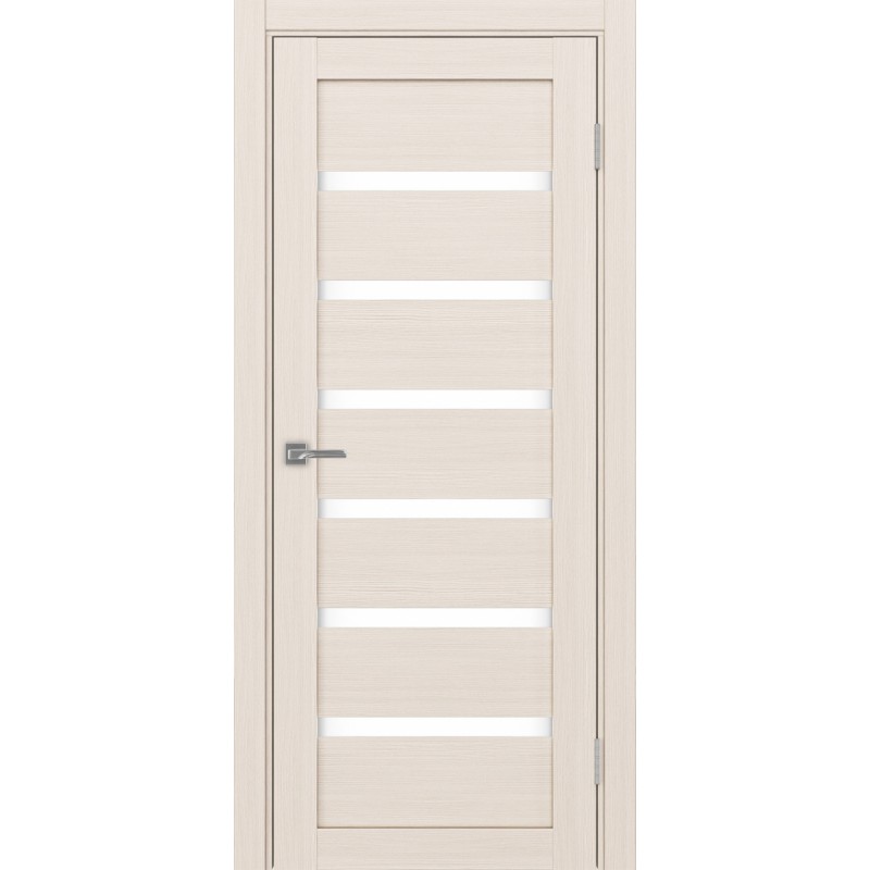 Межкомнатная дверь Турин 507.12, цвет ясень перламутровый, заполнение LACбелый, размер 200*80 см.